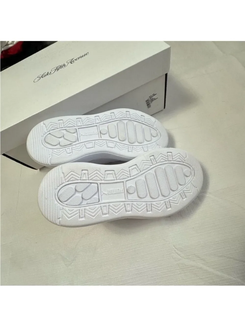 Puma White Platform Sneakers
